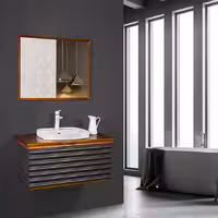 کابینت و روشویی طرح آرت دکو مدل مونتکارلو Montecarlo 900 ابعاد 52 * 89 سانتیمتر