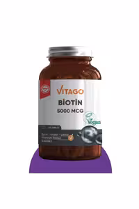قرص پریمیوم بیوتین Vitago- بسته 60 عددی