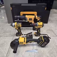 کیت ابزار 4 عددی شارژی براشلس 148 ولت طرح دیوالت مدل kit_4Hm