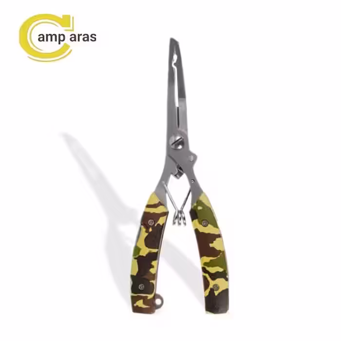 قیچی انبردست ماهیگیری چند کاره FISHING PLIER حرفه ای - کمپ آراس