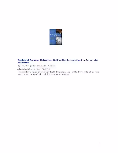 خرید و دانلود نسخه کامل کتاب Quality of Service: Delivering QoS on the Internet and in Corporate Networks
