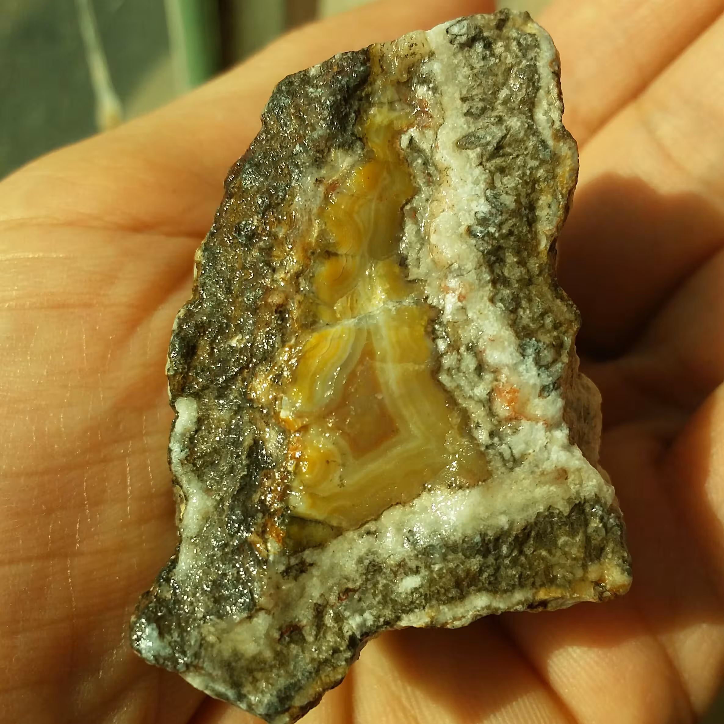 سنگ راف عقیق سلیمانی رنگی محشر خاصصصص 100درصد طبیعی