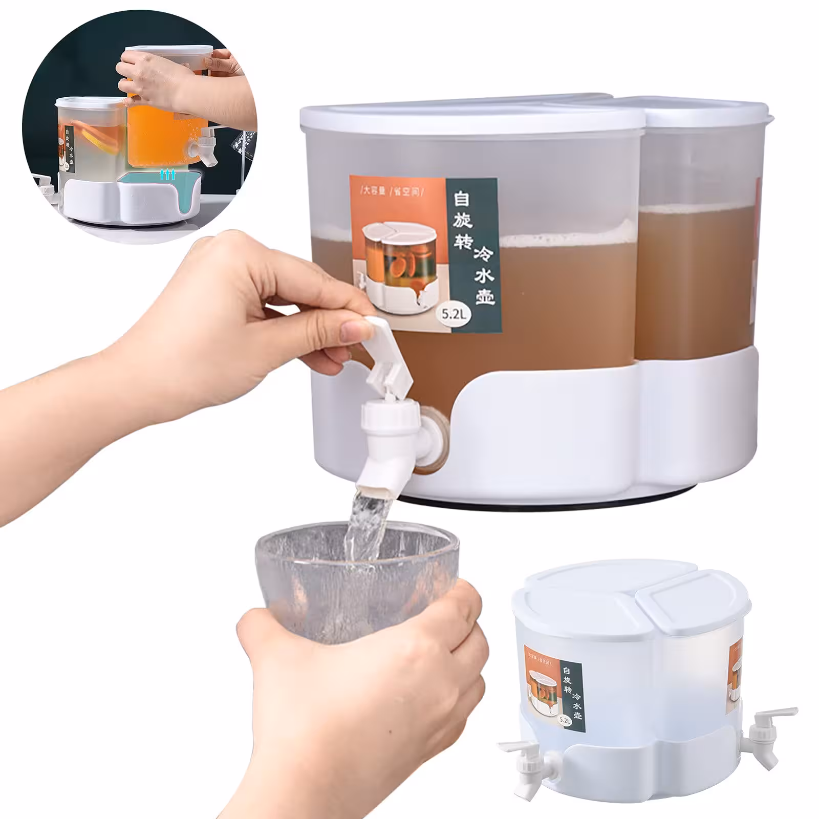 کلمن چرخشی 3 قلو