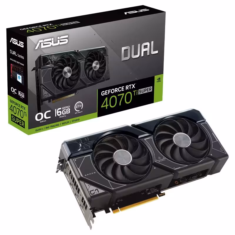 کارت گرافیک گیمینگ ایسوس مدل RTX 4070 Ti Super OC Edition ظرفیت 16 گیگابایت