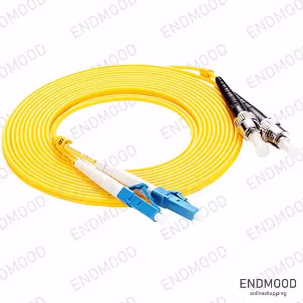 پچ کورد فیبر نوری 1 متری نگزنس LC-ST داپلکس سینگل مود Nexans