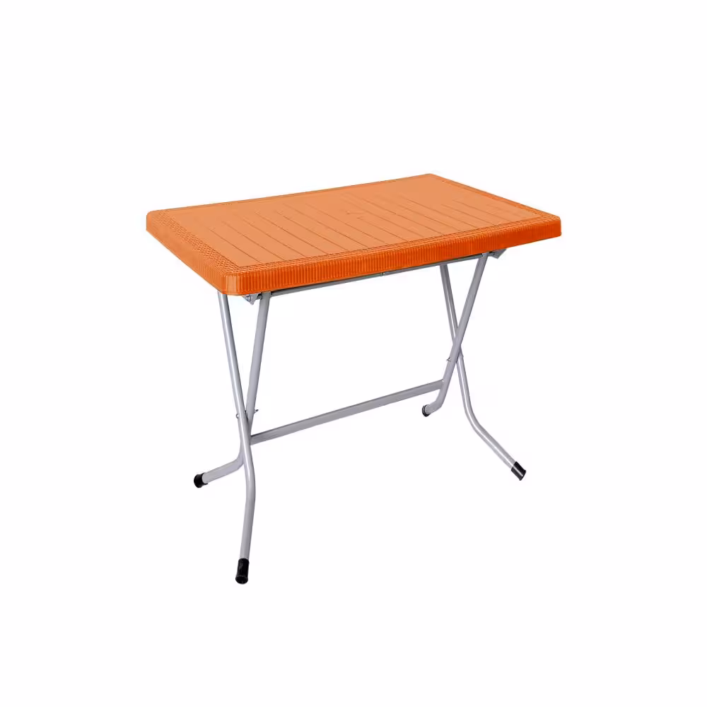 میز ناهارخوری کد 521 پایه فلزی تاشو ناصر پلاستیک