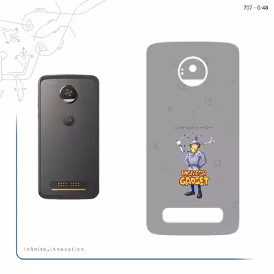 برچسب پوششی ماهوت مدل Inspector Gadget مناسب برای گوشی موبایل موتورولا Moto Z