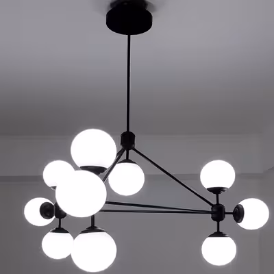 لوستر مدل مدرن طرح مولکولی کد 001