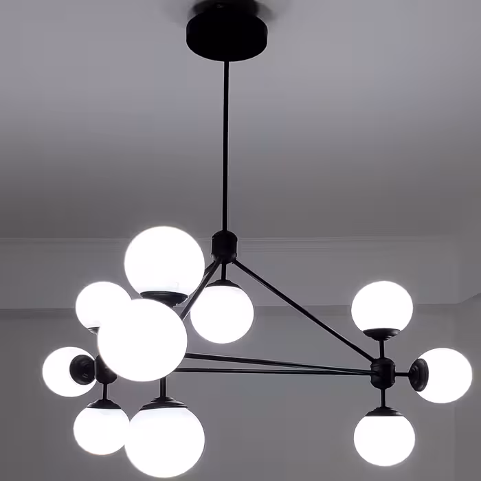 لوستر مدل مدرن طرح مولکولی کد 001