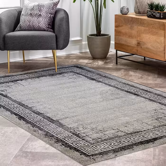 فرش ماشینی ساوین کد 4126 زمینه نقره ای