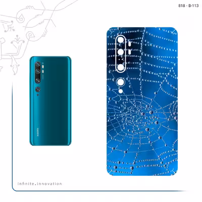 برچسب پوششی ماهوت مدل Spider web مناسب برای گوشی موبایل شیائومی Mi Note 10 Pro