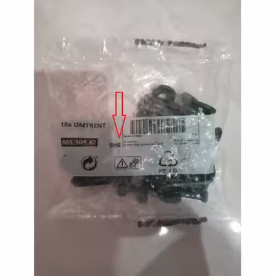 آویز لباس ایکیا مدل OMTRENT بسته 10 عددی