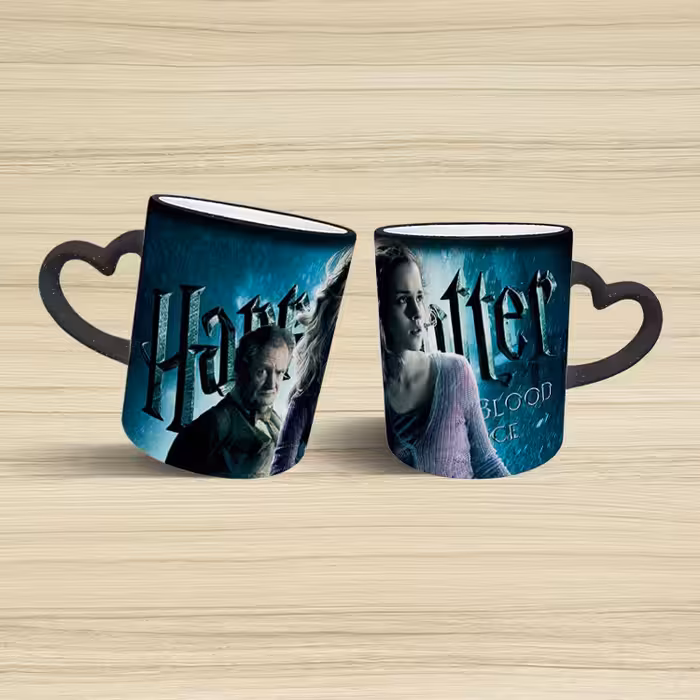 ماگ حرارتی مدل دسته قلبی اکلیلی طرح هری پاتر کد 17