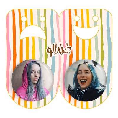 پیکسل خندالو مدل بیلی آیلیش کد 27862787 مجموعه 2 عددی