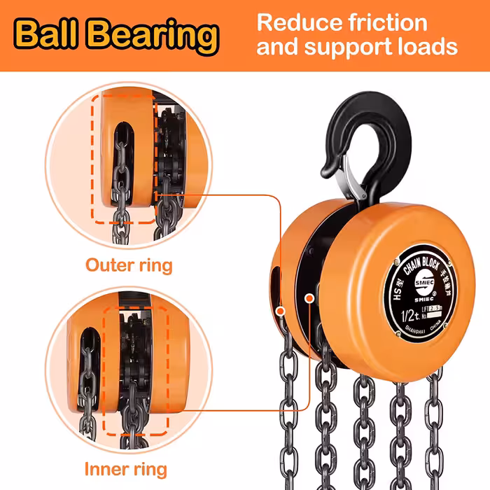 جرثقیل سقفی سمیک مدل HS1/5 ظرفیت 500 کیلوگرم