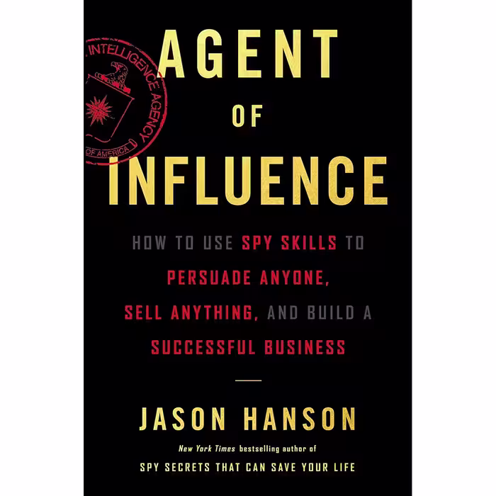 کتاب Agent of Influence اثر Jason Hanson انتشارات Dey Street Books
