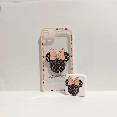 کاور کد 7405 مناسب برای گوشی موبایل اپل iphone 8 به همراه پایه نگهدارنده