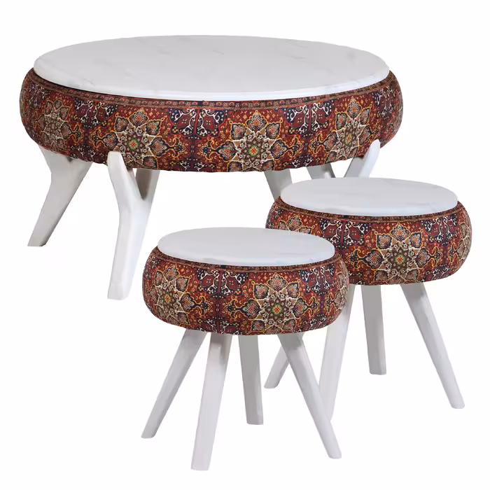 میز پذیرایی مدل AK-97 مجموعه 3 عددی