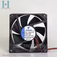 فن 8x8x2.5 دو سیم ZHIXIN 24V DC