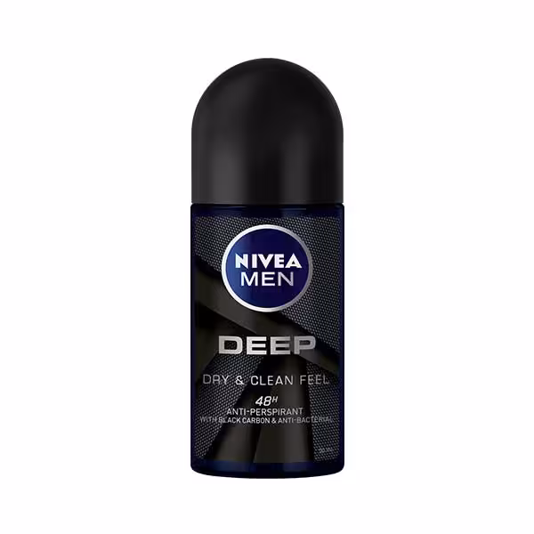 رول ضد تعریق مردانه نیوآ مدلDeep Black Carbon حجم 50ml