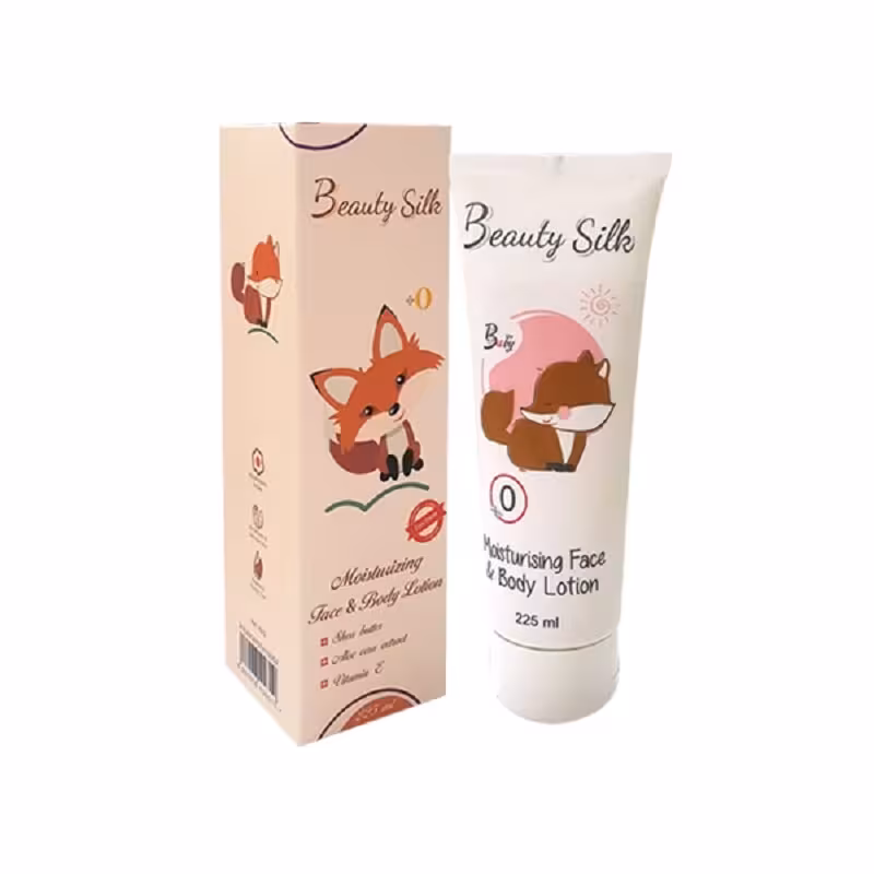 لوسیون صورت و بدن کودک بیوتی سیلک 225 میل