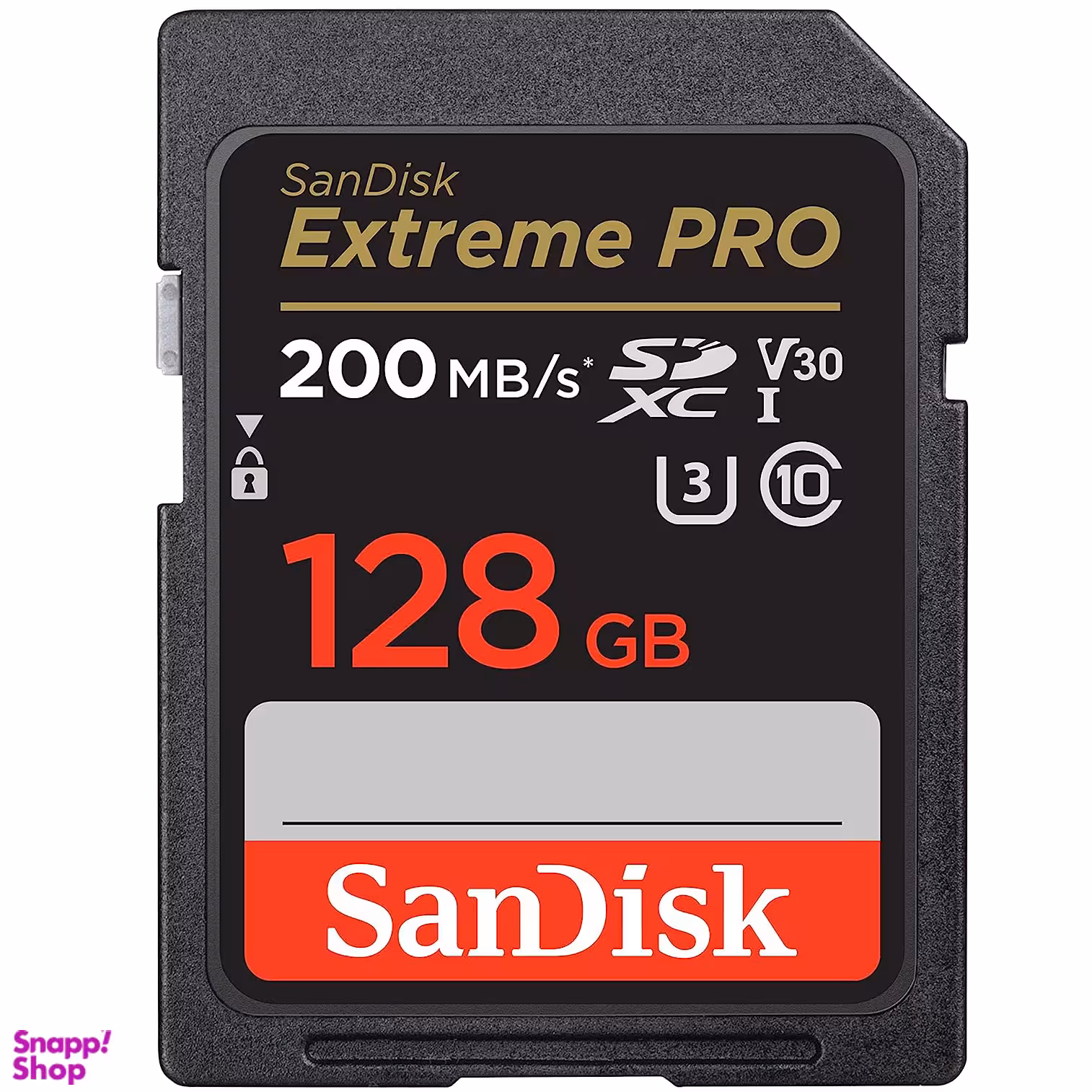 کارت حافظه SDXC سن دیسک مدل Extreme Pro V30 کلاس 10 استاندارد UHS-I U3 سرعت 200 مگابایت بر ثانیه ظرفیت 128 گیگابایت