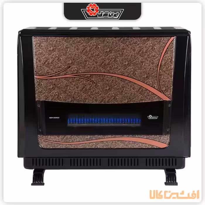 بخاری دودکش دار ایران شرق مدل 19000 (آذرگون AZ190) طرح آریا