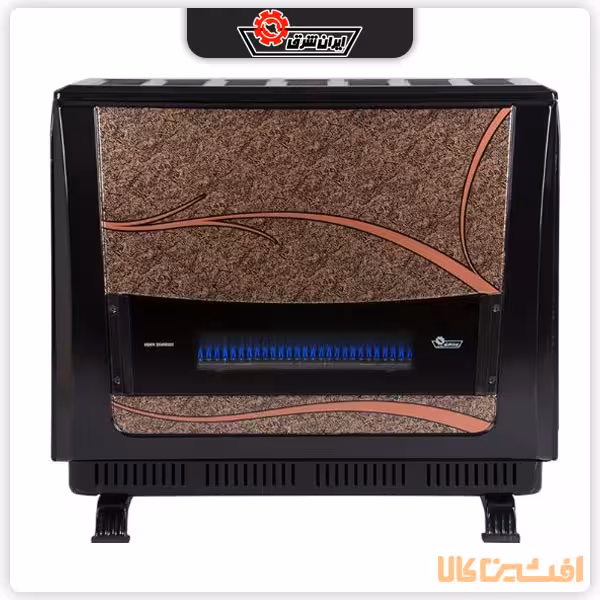 بخاری دودکش دار ایران شرق مدل 19000 (آذرگون AZ190) طرح آریا