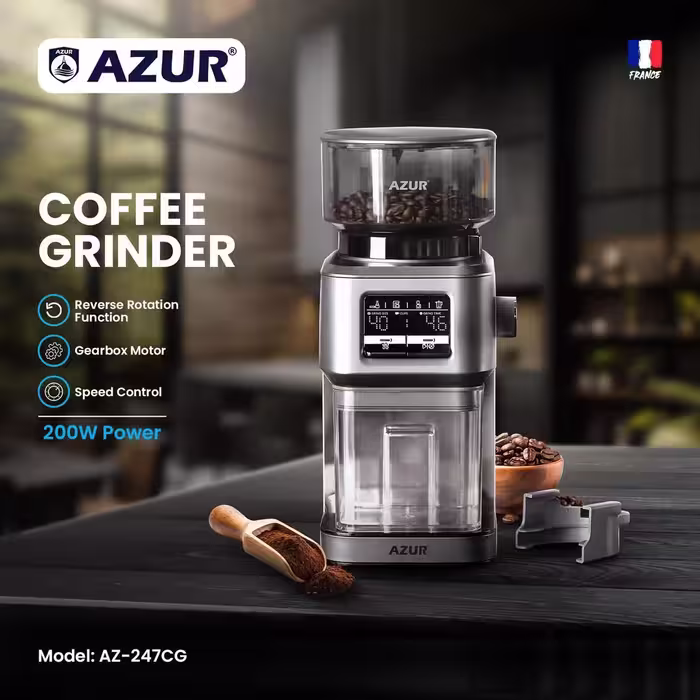 آسیاب قهوه فوق حرفه ایی آزور مدل AZ-247