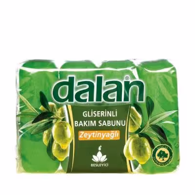 صابون حمام دالان عصاره زیتون بسته 4 عددی Dalan Gliserinli Banyo Sabunu