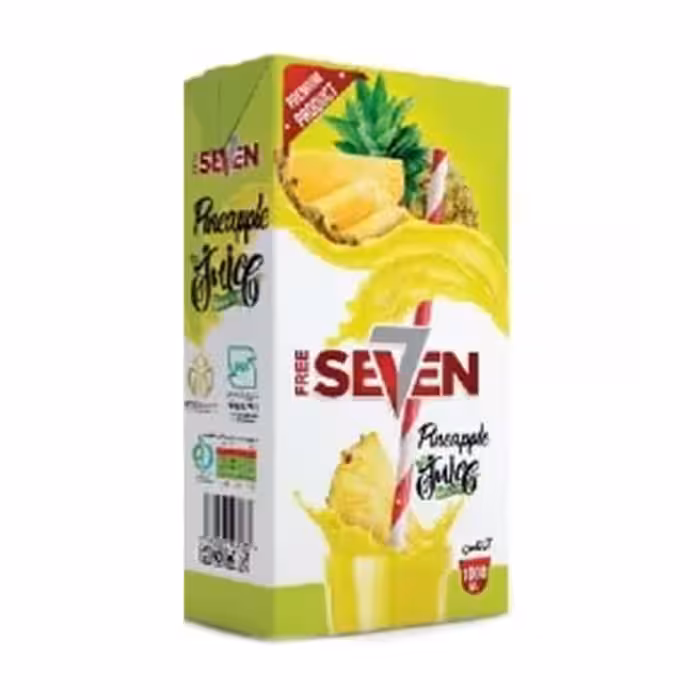 نوشیدنی پاکتی آناناس فری سون 200 میلی لیتری