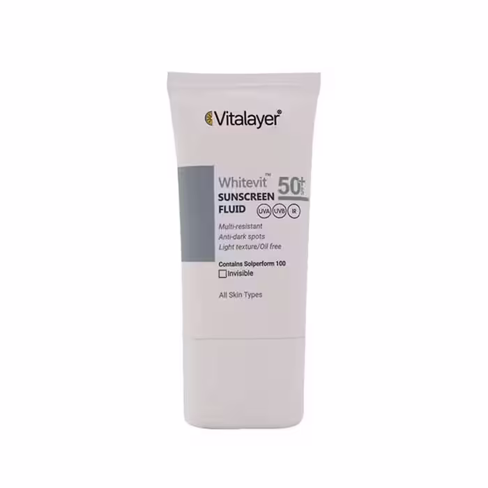فلویید ضد آفتاب پوست دارای لک وایت ویت ویتالیر vitalayer