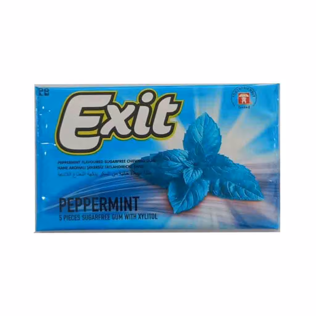 آدامس نعنایی تند اکسیت Exit Peppermint فاقد قند 11 گرم
