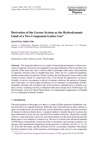 خرید و دانلود نسخه کامل کتاب Communications in Mathematical Physics - Volume 249