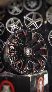 رینگ اسپرت سایز 17×9 (139×6) مدل Fuel رختراش مشکی
