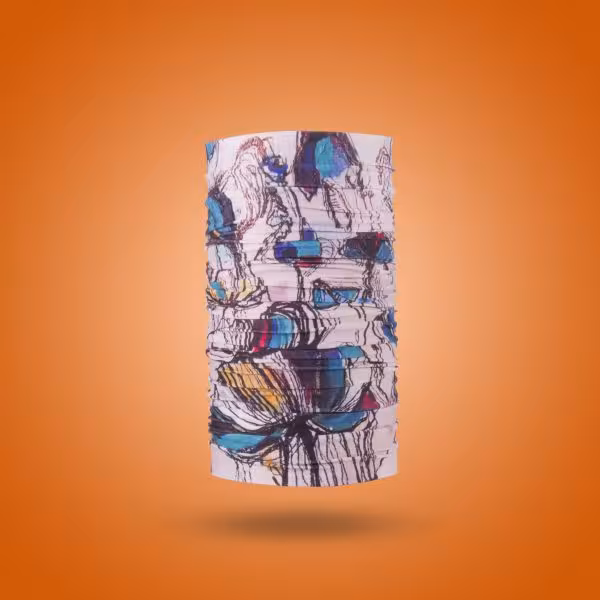 دستمال سر و گردن تیداسان مدل هندسی