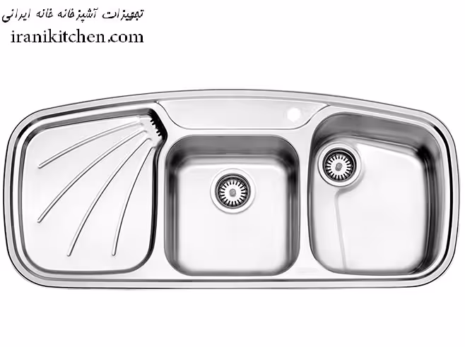 سینک استیل البرز مدل 614 توکار