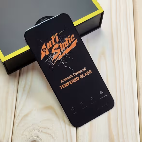 گلس شیشه ای آنتی استاتیک شیائومی Note 8