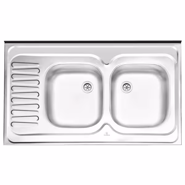 سینک ظرفشویی روکار کلاسیک پرنیان استیل مدل PS 3103