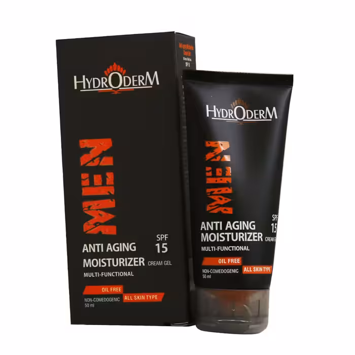 کرم ژل مرطوب کننده و ضد چروک آقایان 50 میلی لیتر هیدرودرم Hydroderm