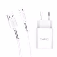 شارژر دیواری دودا مدل A3EU-T به همراه کابل تبدیل USB-C