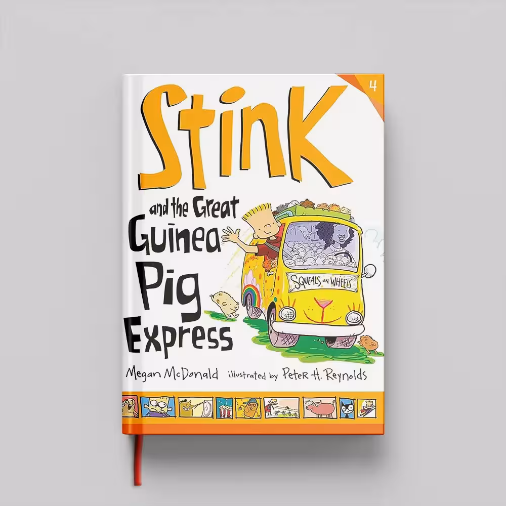 کتاب Stink and the Great Guinea Pig Express 4 جلد سخت (HARDCOVER)