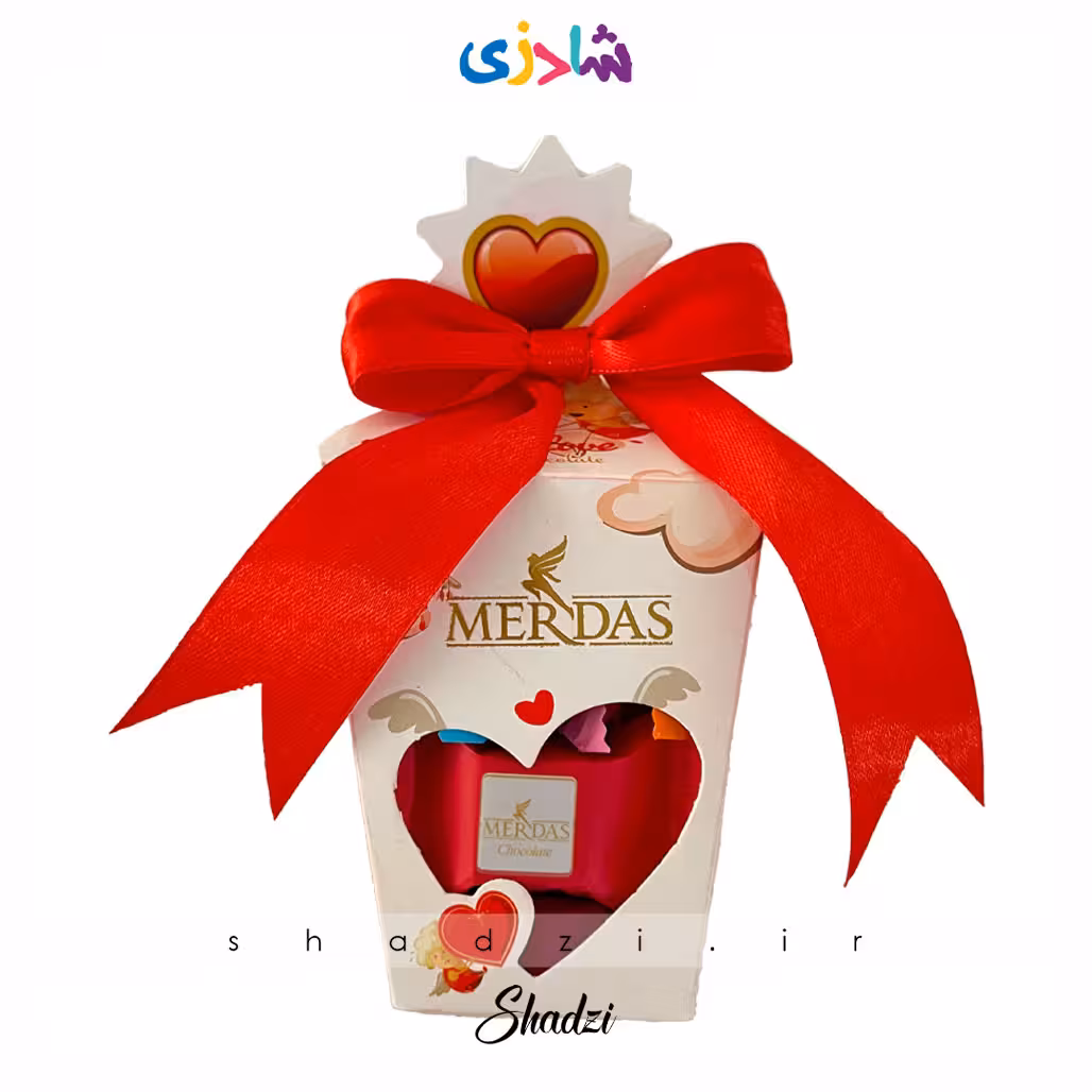 شکلات کادویی مرداس طرح فرشته سفید