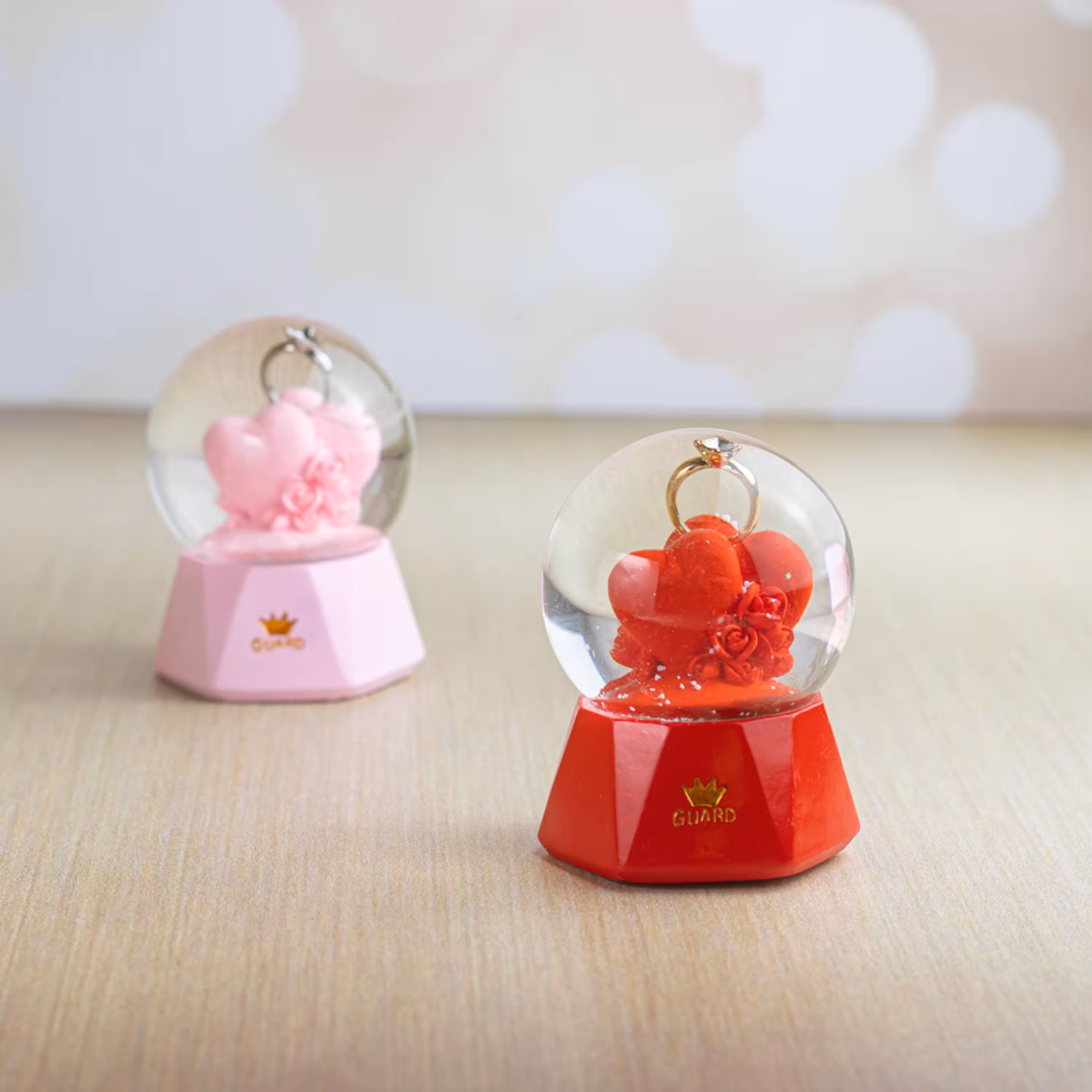 گوی برفی چراغدار حلقه نامزدی هاکان مد کد C4