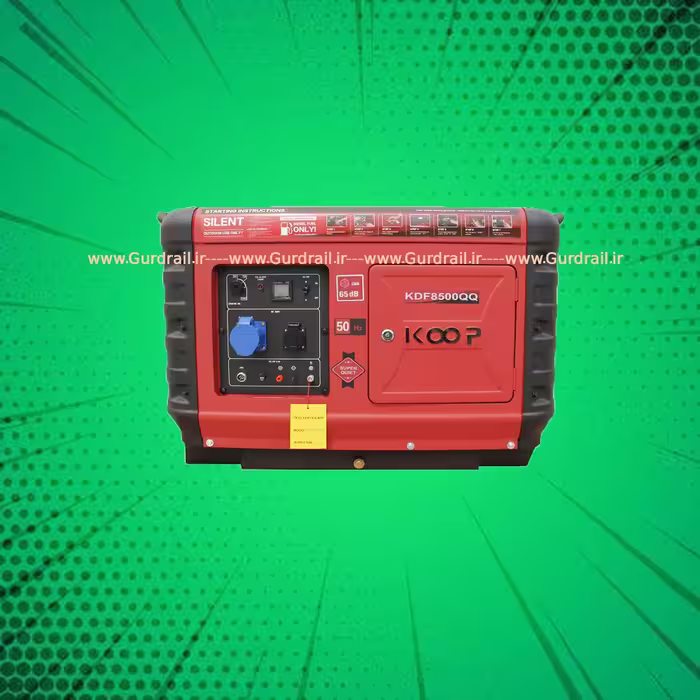 موتور برق دیزلی کوپ KDF8500Q-3D ظرفیت 6 کیلووات سه فاز | گاردریل
