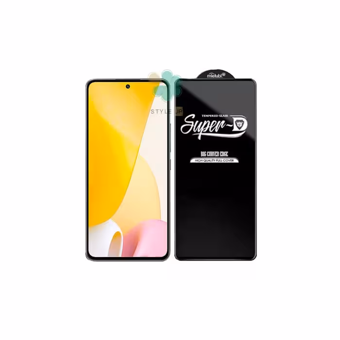 گلس گوشی شیائومی Xiaomi 12 Lite تمام صفحه Super D