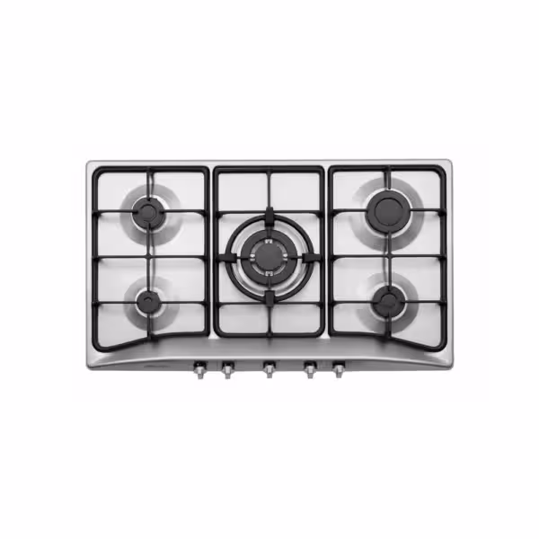 اجاق گاز رومیزی پنج شعله مدل S-5956 استیل البرز