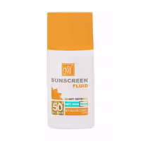 فلوئید ضدآفتاب بی‌رنگ مای SPF50 مدل Hyaluronic Acid حجم 50 میل