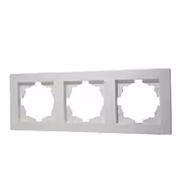 کادر پلاستیکی سه خانه نستک سری evidente مدل FR2ED00X03