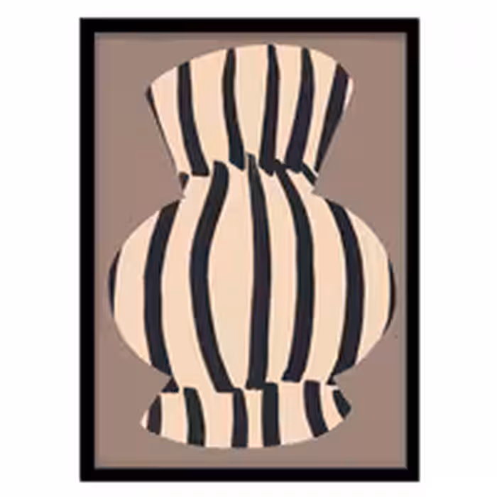 قیمت و خرید تابلو دکوراتیو مدل نقاشی انتزاعی گلدان کد 1839